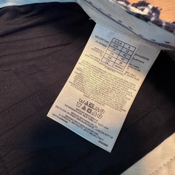 Brooks Brothers Women's Navy Trousers Natalie Fit - Picture 4 of 11